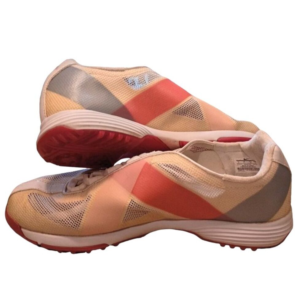 Nike Hyperfuse Lunarlon women's golf shoes | Peach/Orange Mesh | Women's Size 8 - Picture 10 of 12